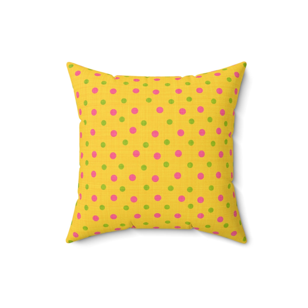 Yellow Polka Dots.