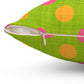 Green and Pink Spots.