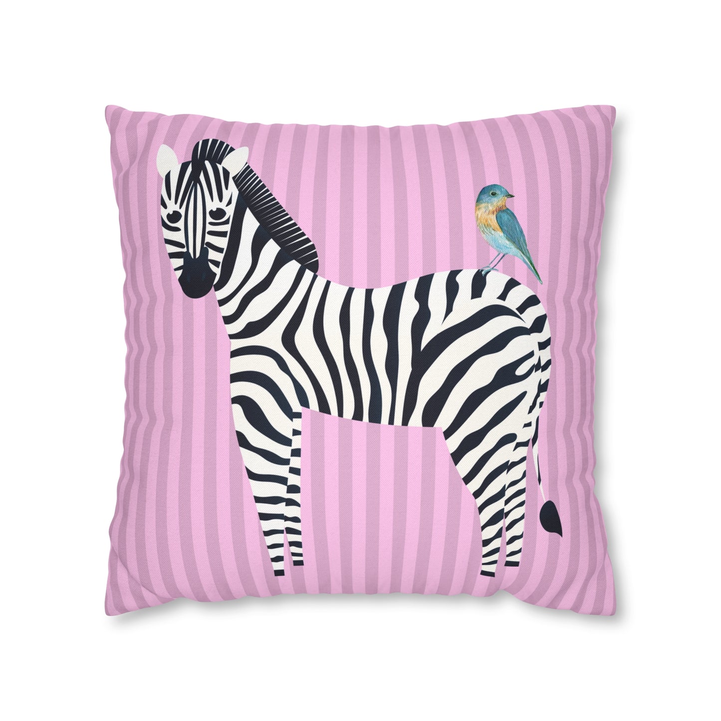 Zebra & Bird.