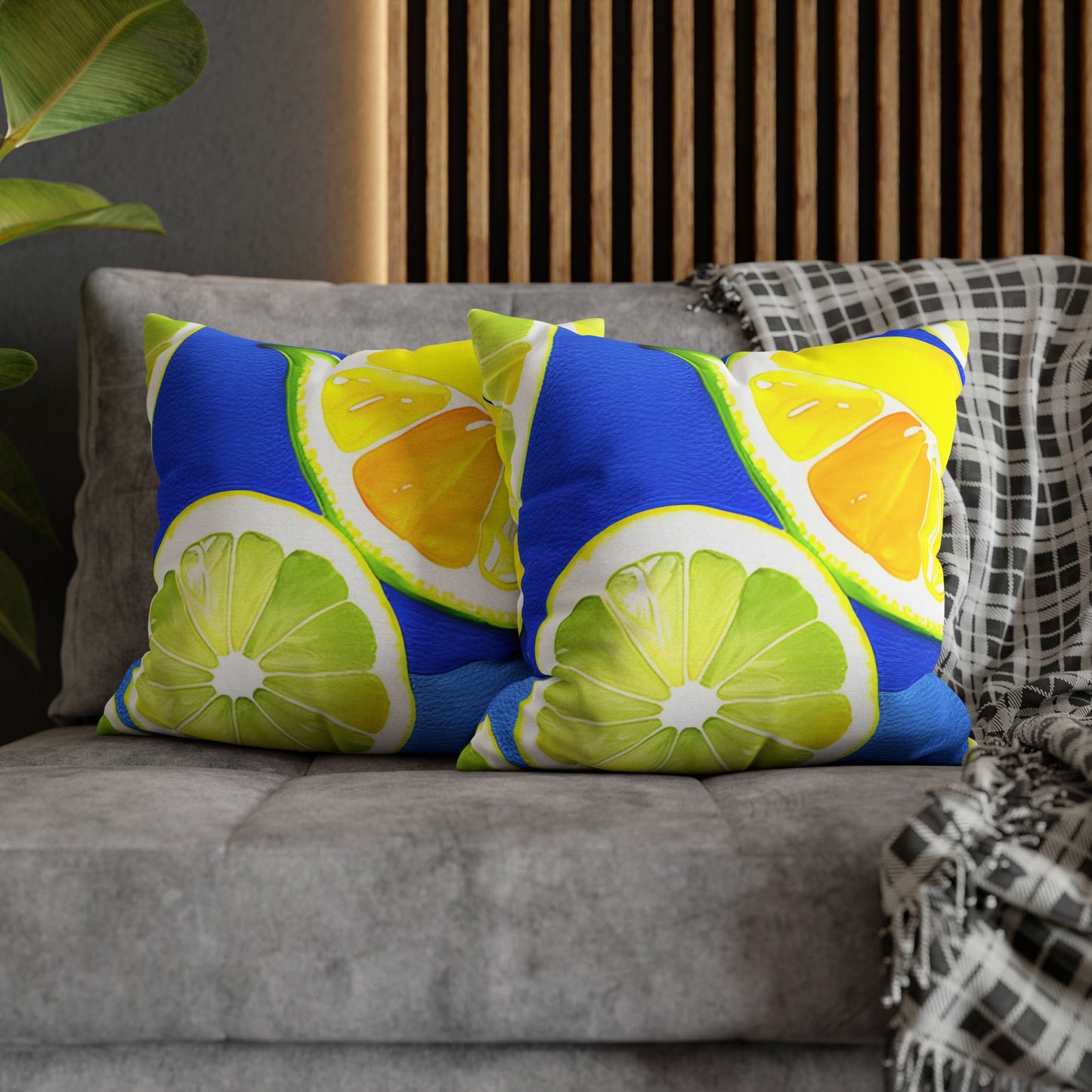 Blue and Yellow Lemons.