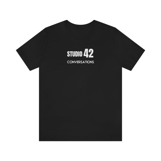 Studio 42 Conversations. Unisex Jersey Short Sleeve Tee.