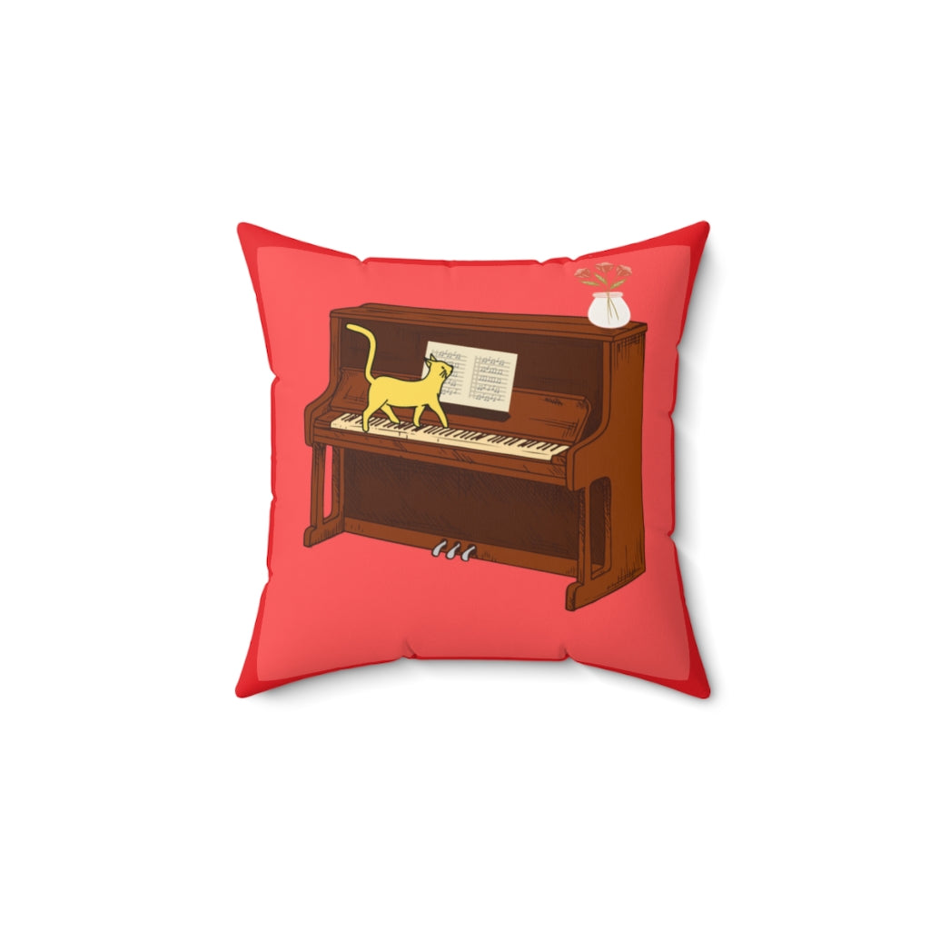 Cat On The Piano.