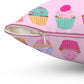 Cupcakes in Paris Cushion Cover