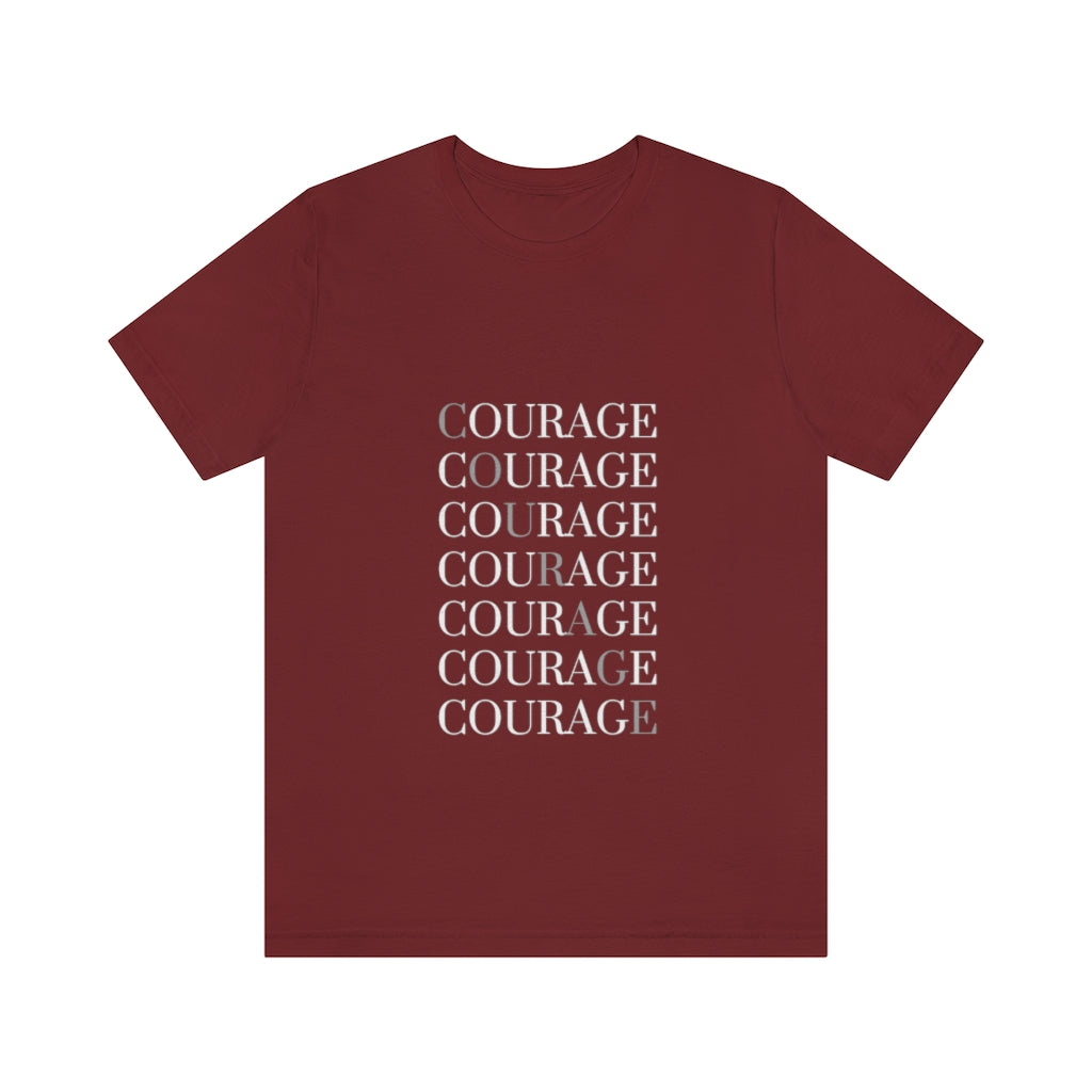 Bad Mummy. Courage. Unisex Jersey Short Sleeve Tee