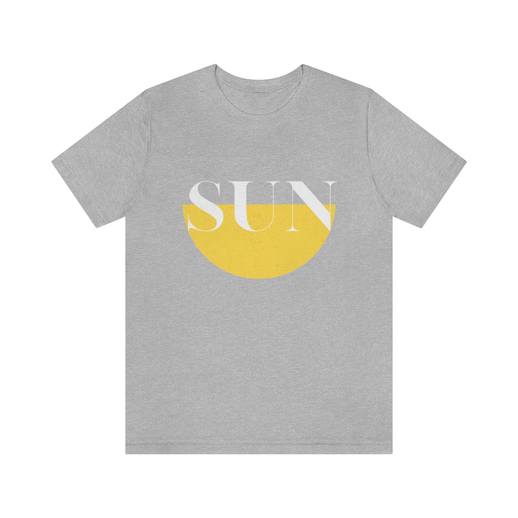 Sun. Unisex Jersey Short Sleeve Tee