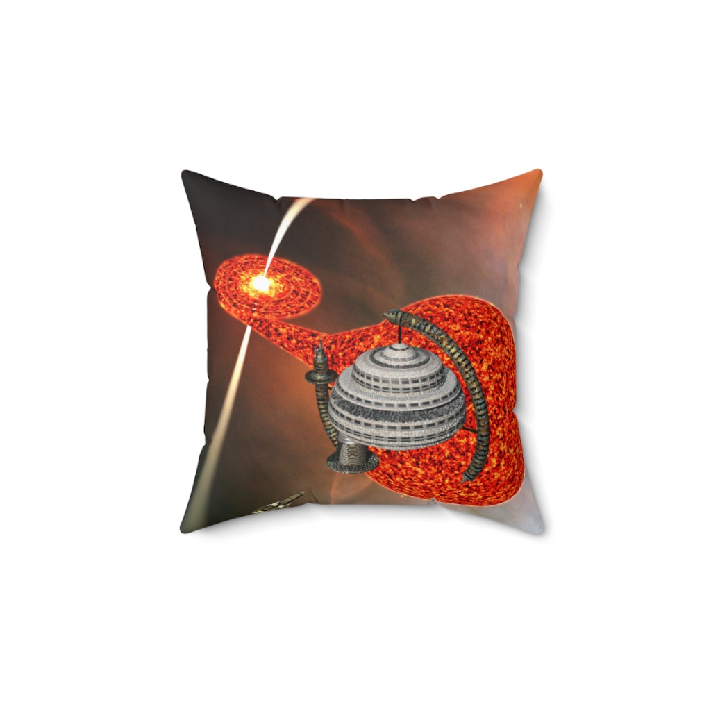 Ditmar 'Dick' Jenssen Binary Star Cushion Cover
