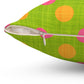 Green and Pink Spots.