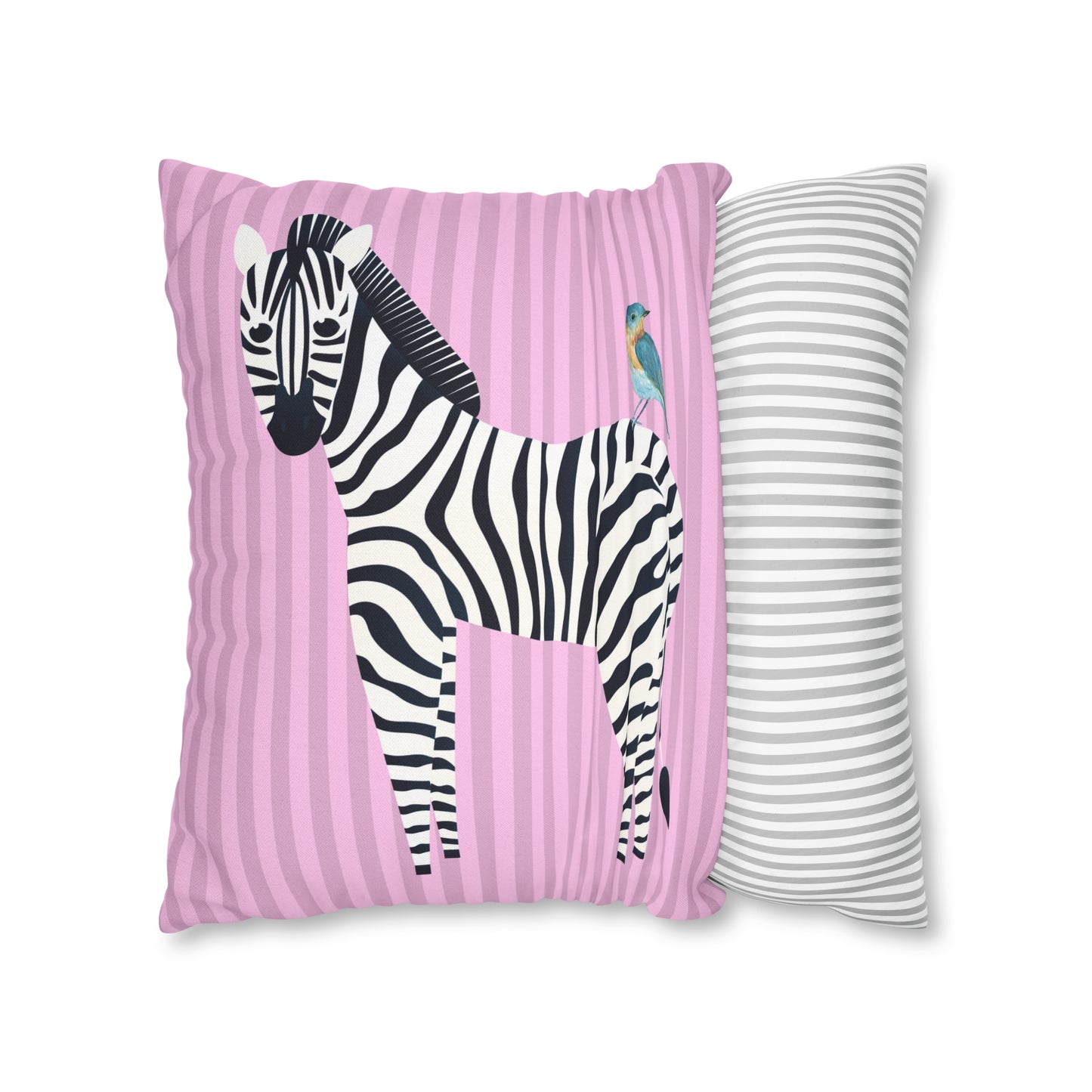 Zebra & Bird.