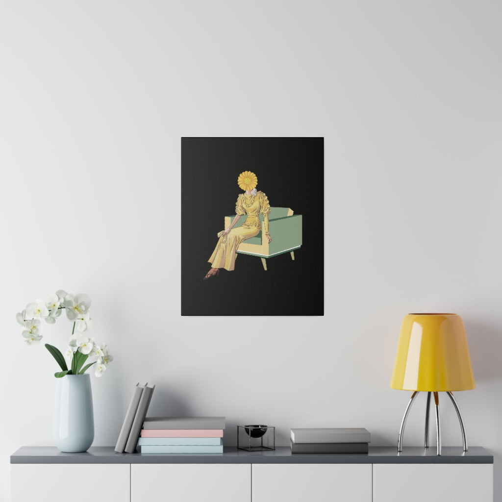 Lady Flower Canvas