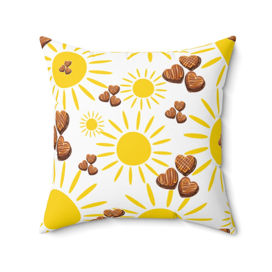 Sunshine and Chocolates. Cushion Cover.
