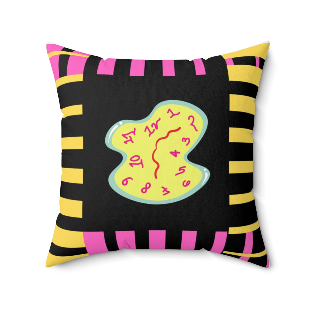 Melted Clock Cushion Cover