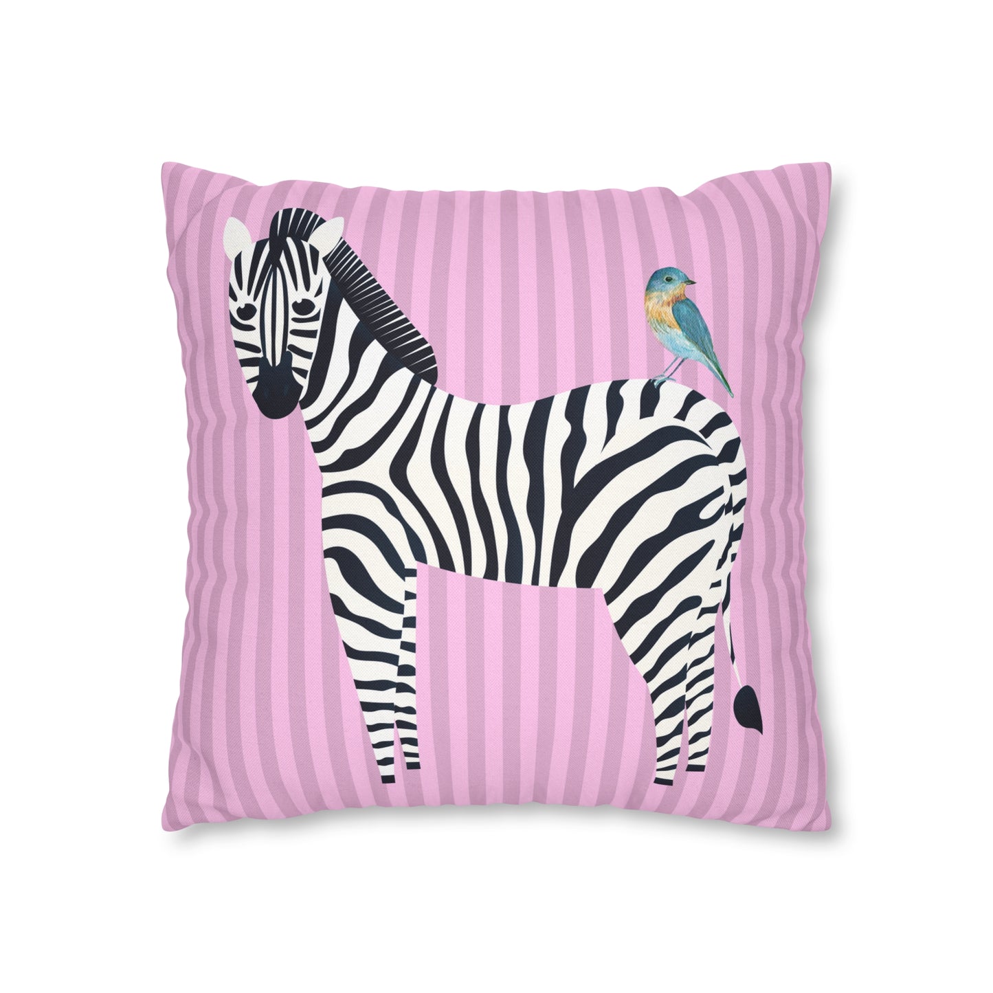 Zebra & Bird.