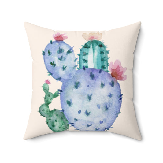 Blue Cacti. Cushion