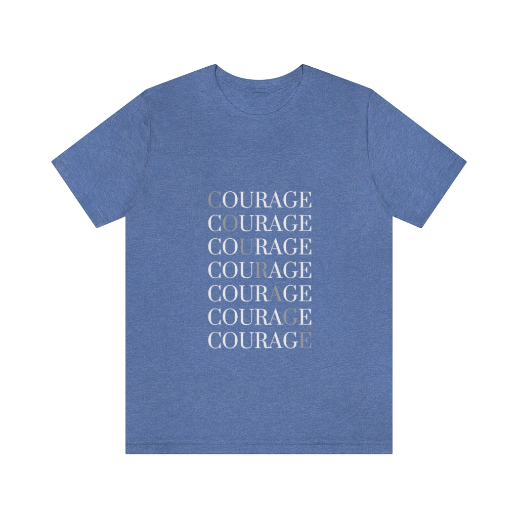 Bad Mummy. Courage. Unisex Jersey Short Sleeve Tee