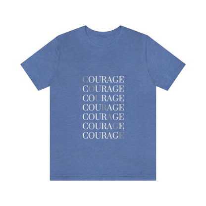Bad Mummy. Courage. Unisex Jersey Short Sleeve Tee
