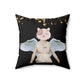 Angel Cat. Cushion Cover.