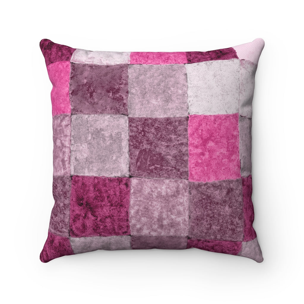 Pink Patchwork - Cushion Cover