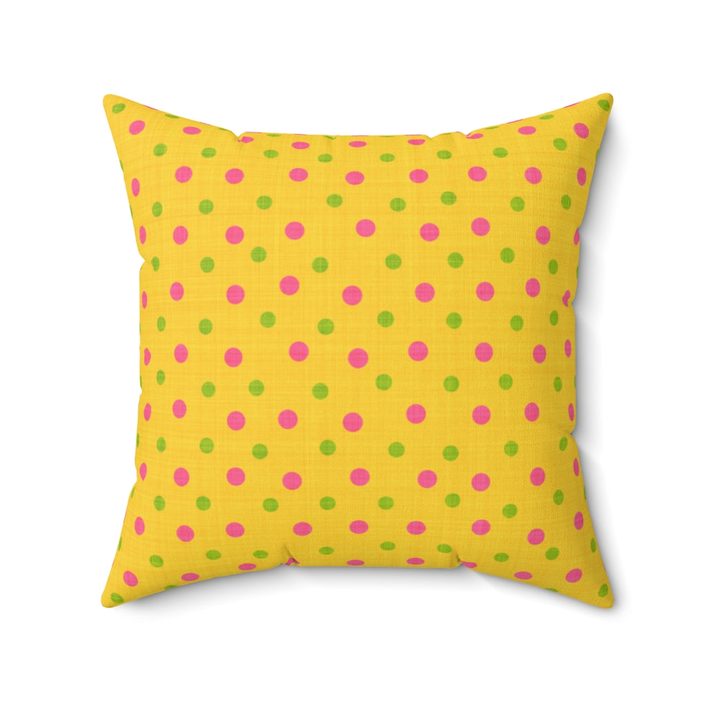 Yellow Polka Dots.