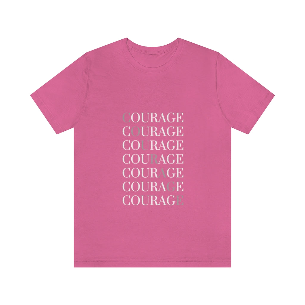 Bad Mummy. Courage. Unisex Jersey Short Sleeve Tee