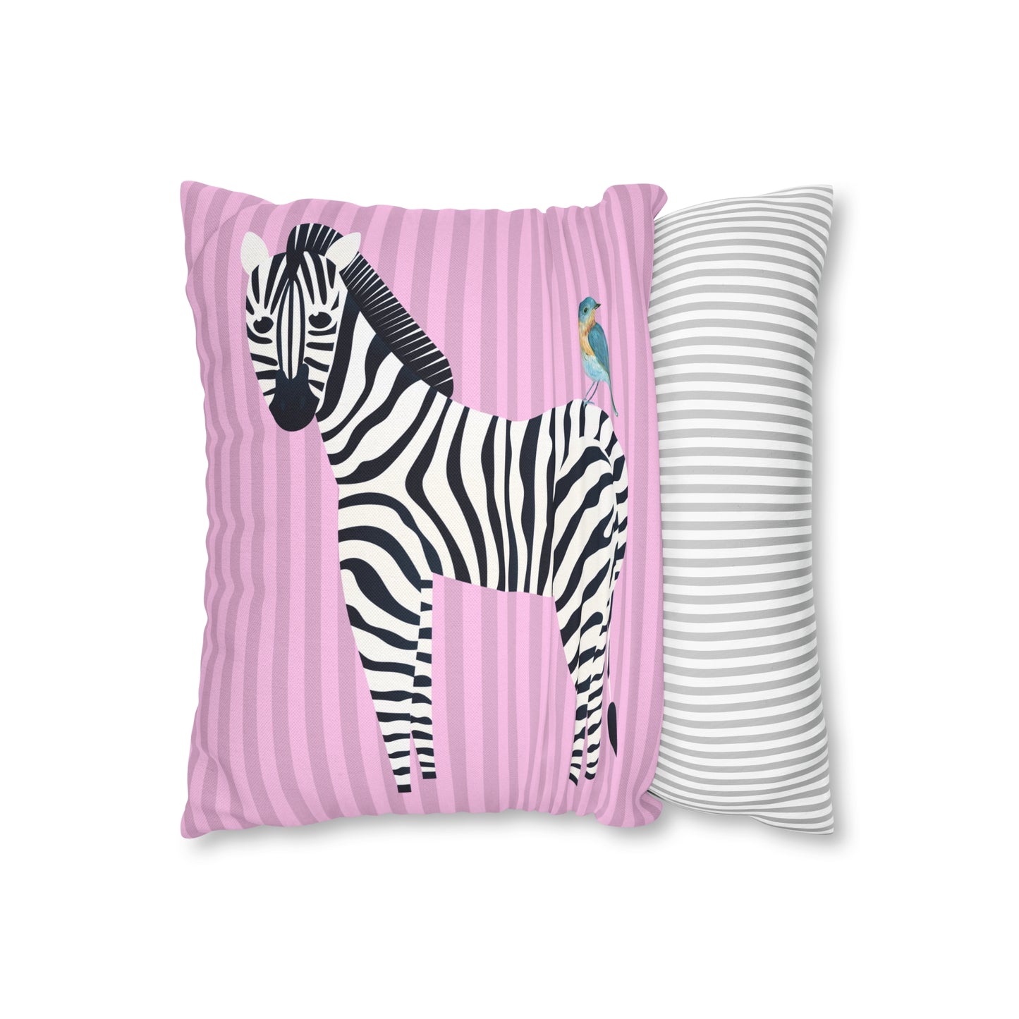 Zebra & Bird.
