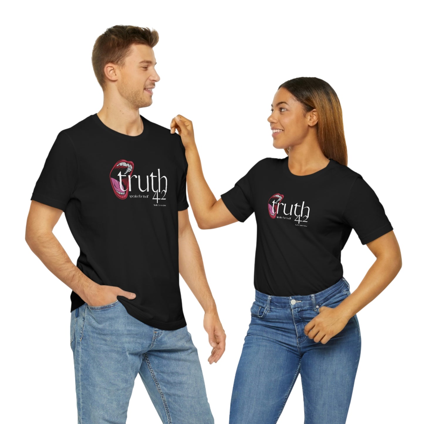Truth Speaks. Unisex Jersey Short Sleeve Tee.