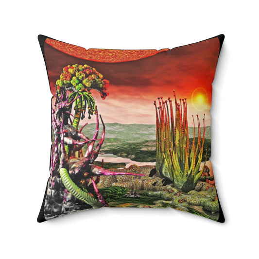 Ditmar (Dick) Jenssen - Lotus Planet 6 Cushion Cover