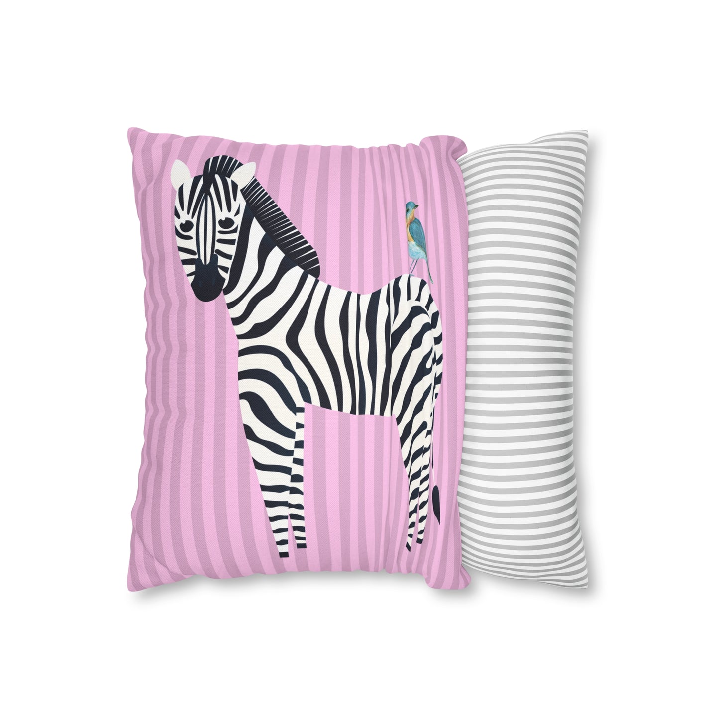 Zebra & Bird.
