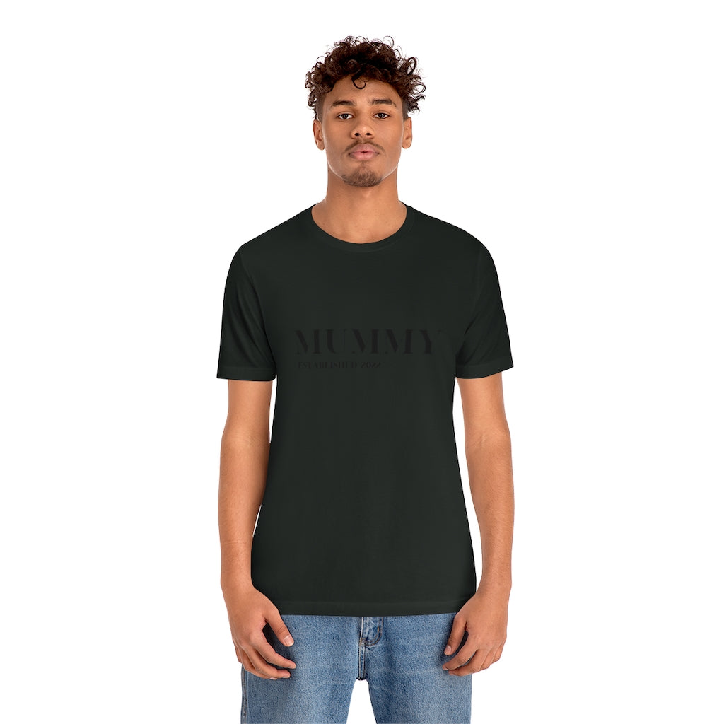 Cavendish. New Mummy Established 2022. Unisex Jersey Short Sleeve Tee