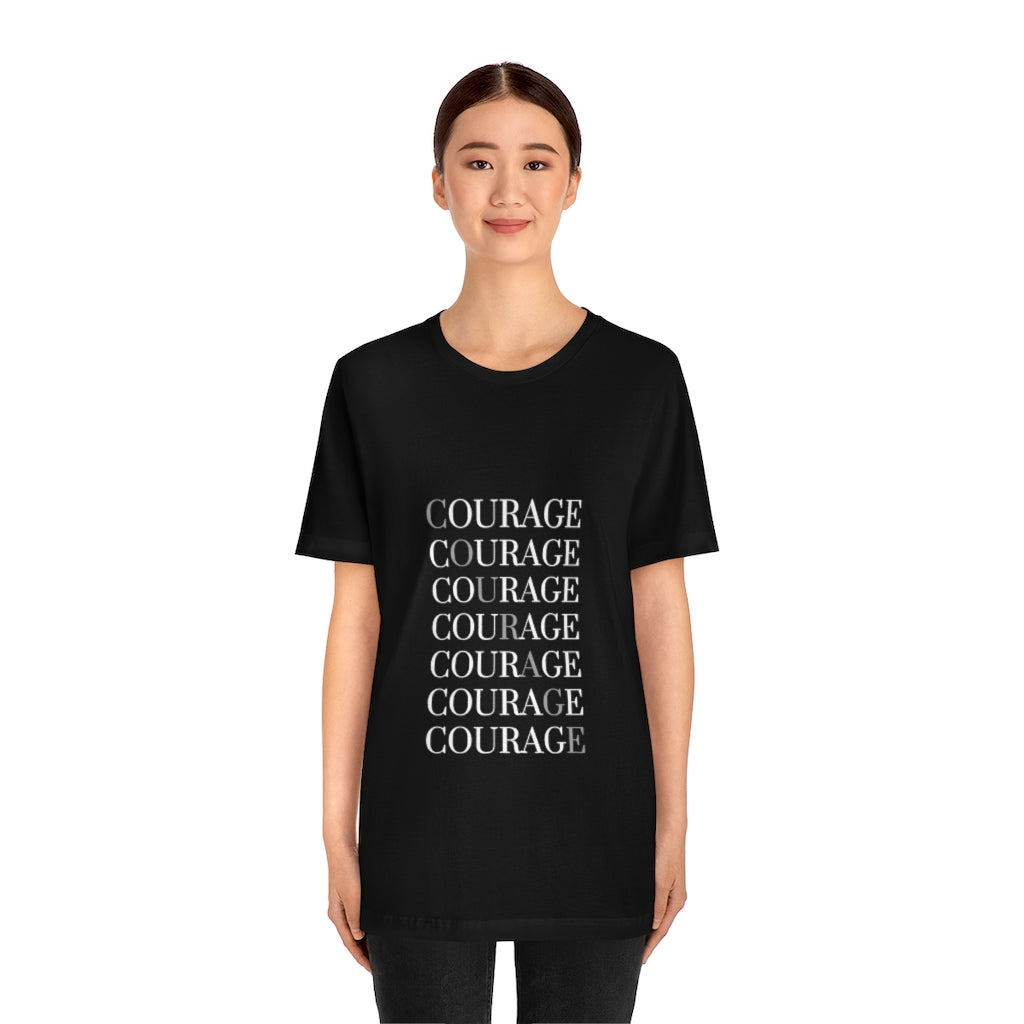 Bad Mummy. Courage. Unisex Jersey Short Sleeve Tee