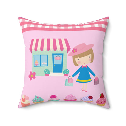 Cupcakes in Paris Cushion Cover