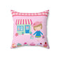 Cupcakes in Paris Cushion Cover