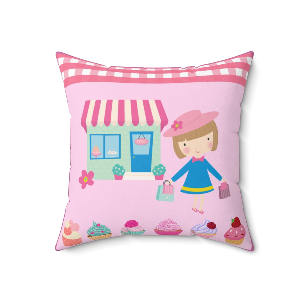 Cupcakes in Paris Cushion Cover
