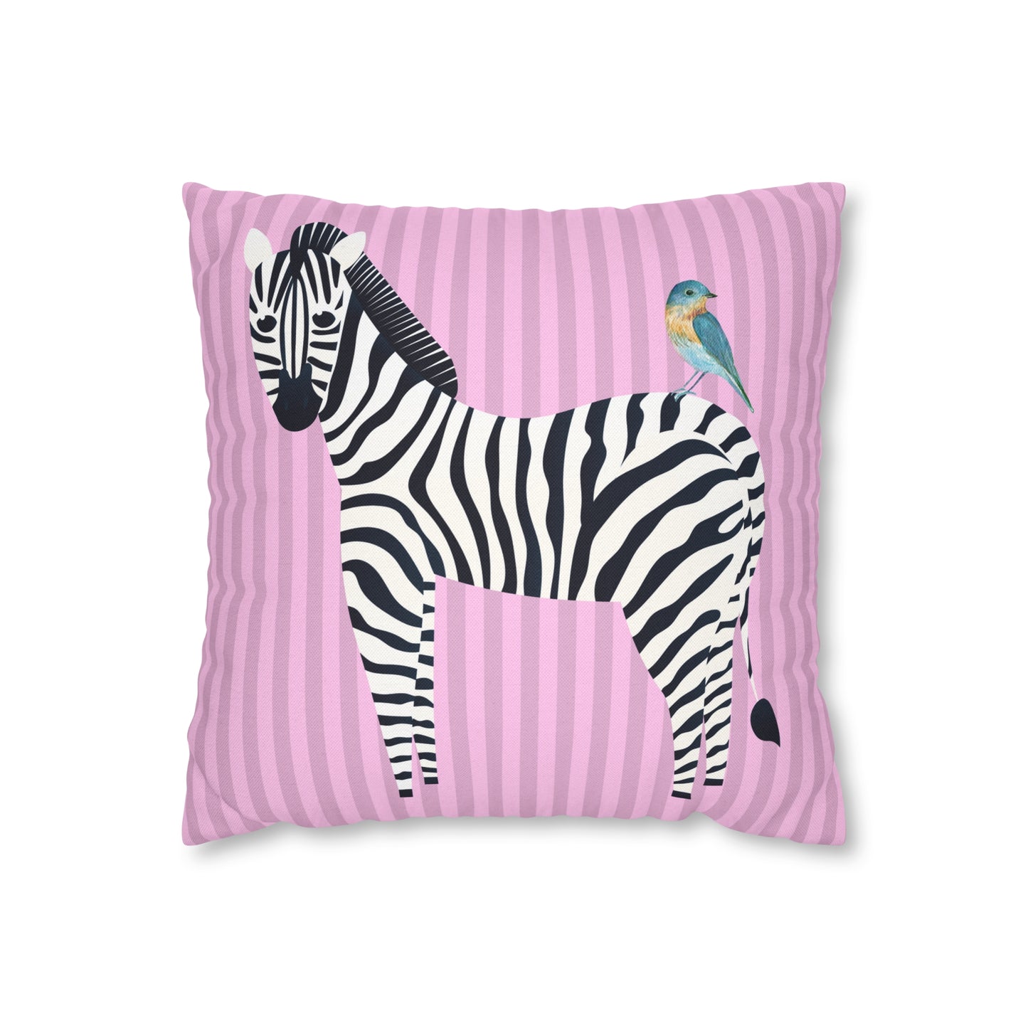 Zebra & Bird.
