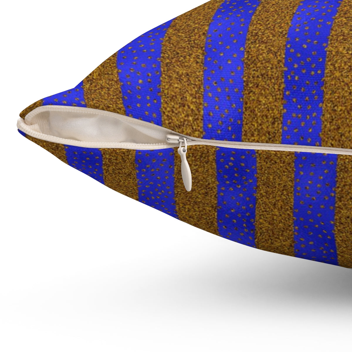 Blue and Gold Glitter.