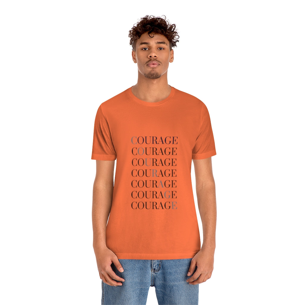 Bad Mummy. Courage. Unisex Jersey Short Sleeve Tee