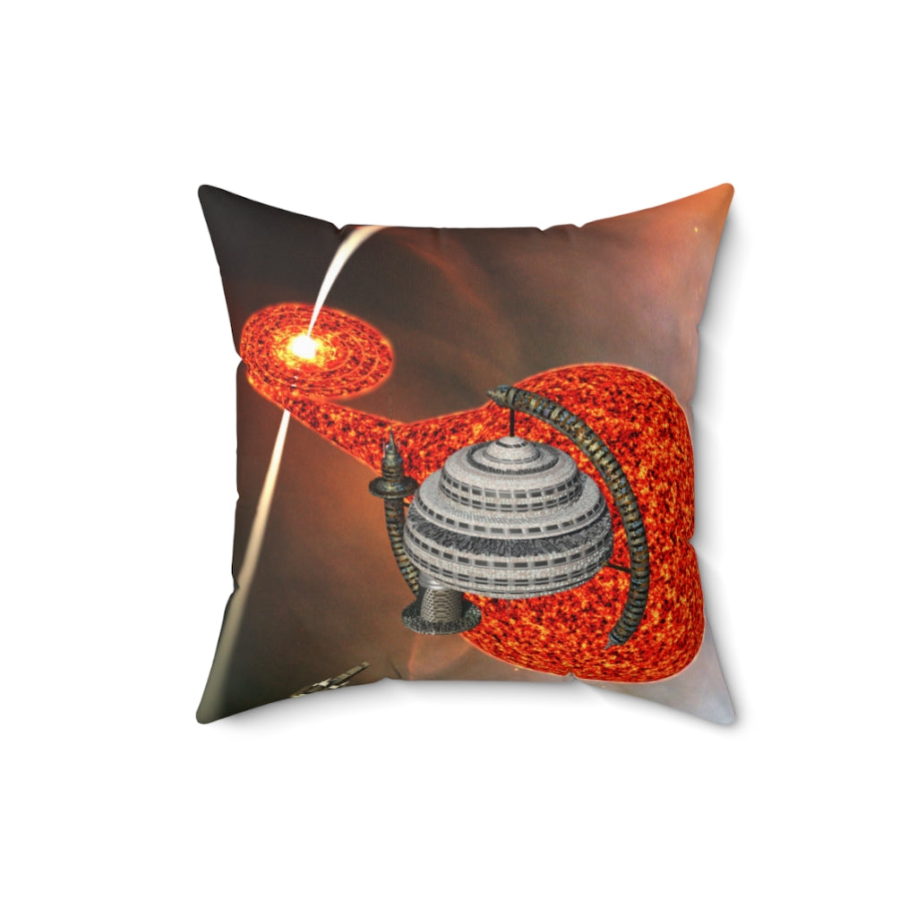Ditmar 'Dick' Jenssen Binary Star Cushion Cover