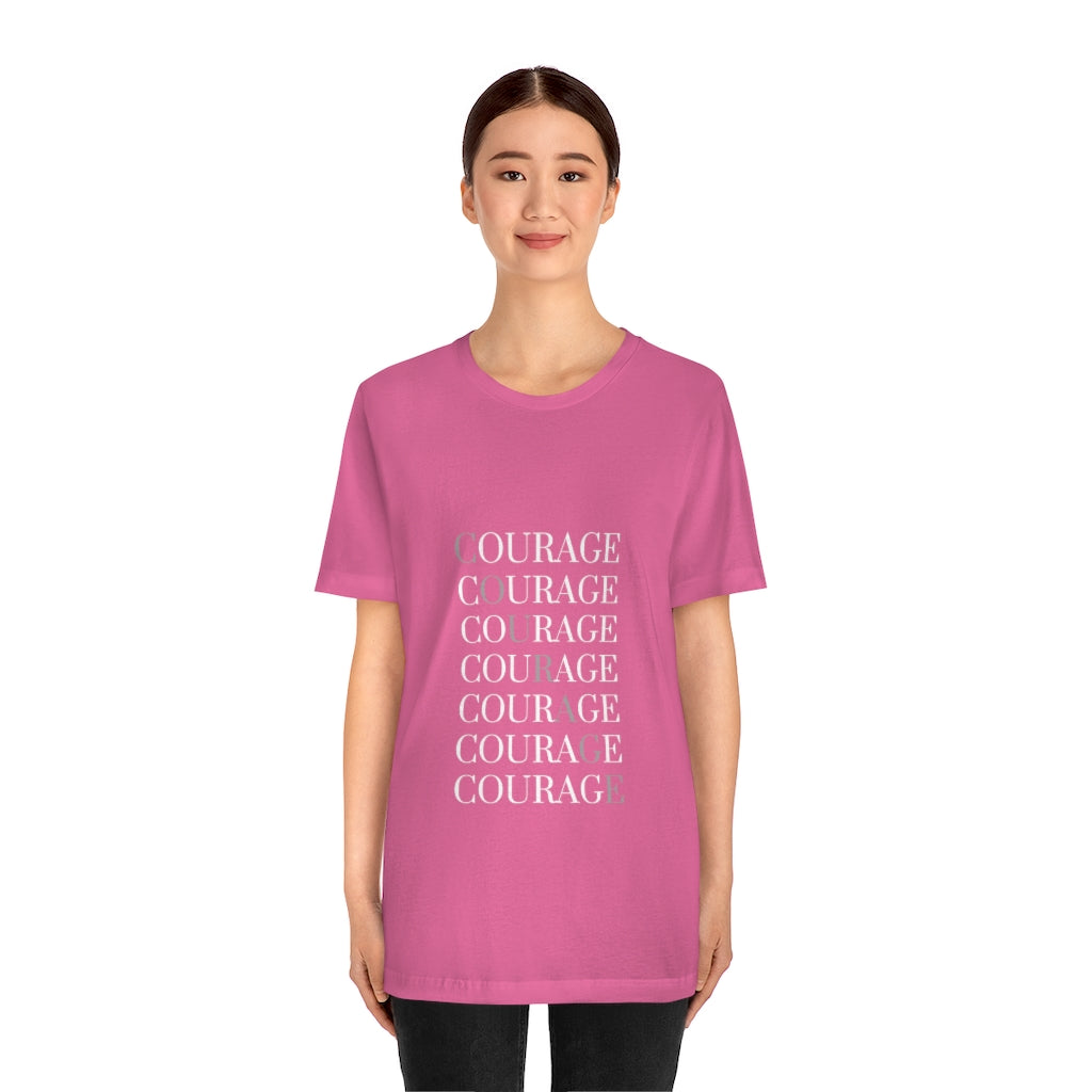 Bad Mummy. Courage. Unisex Jersey Short Sleeve Tee