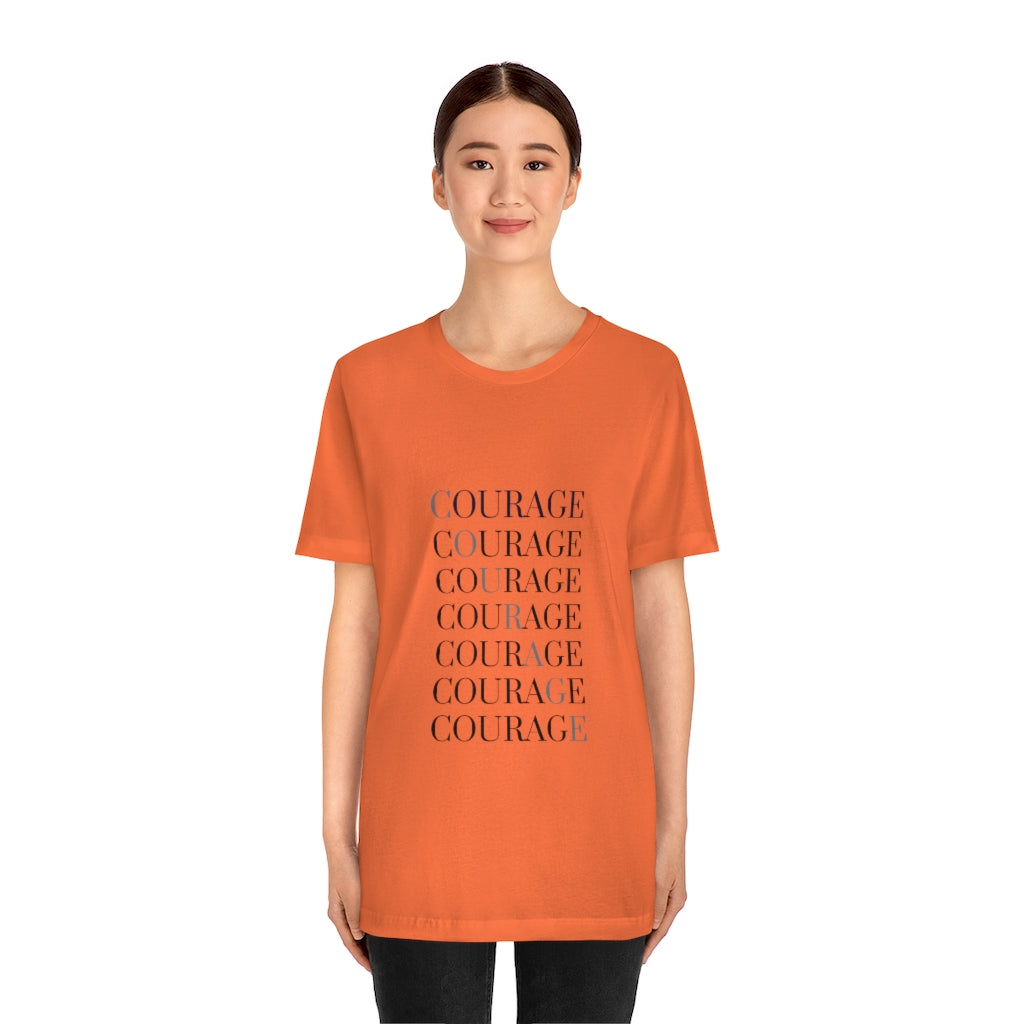 Bad Mummy. Courage. Unisex Jersey Short Sleeve Tee