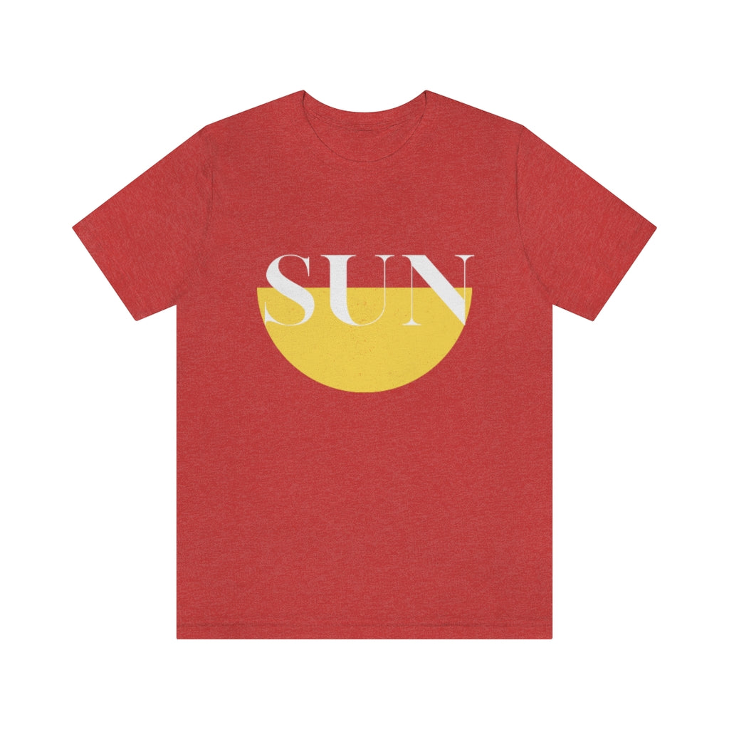 Sun. Unisex Jersey Short Sleeve Tee