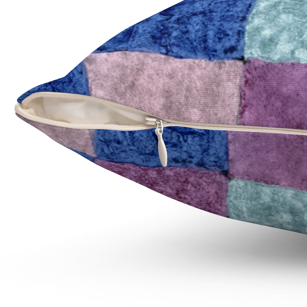 Blue Patchwork - Cushion Cover