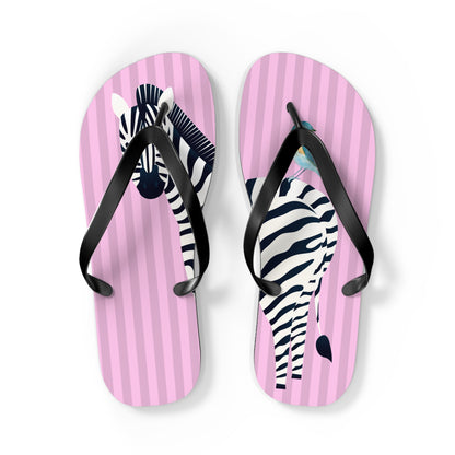 Zebra Flip Flops/Thongs