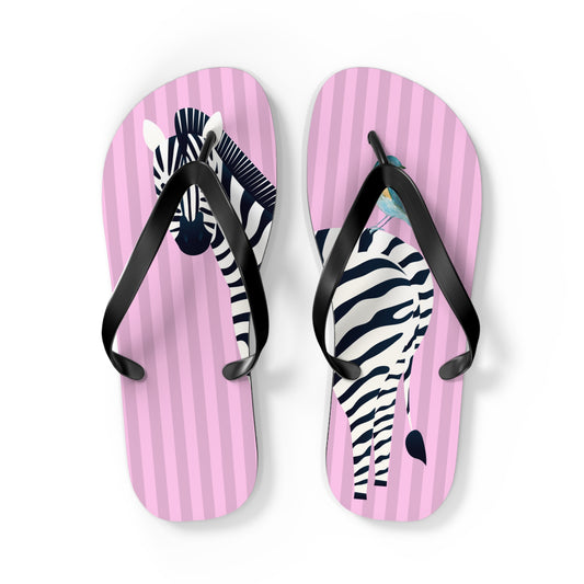 Zebra Flip Flops/Thongs