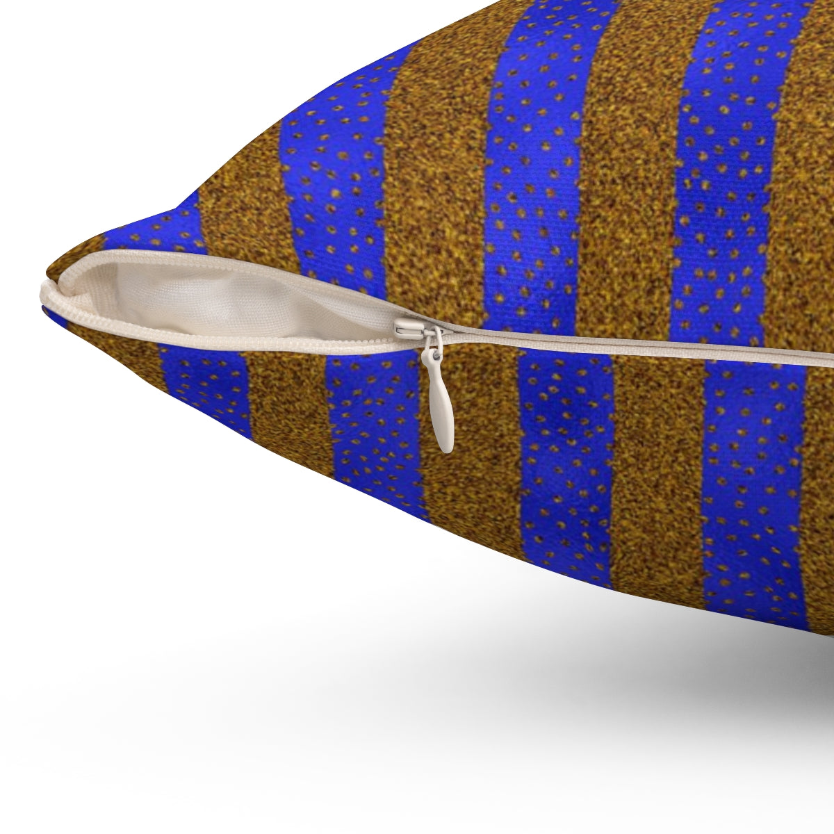 Blue and Gold Glitter.