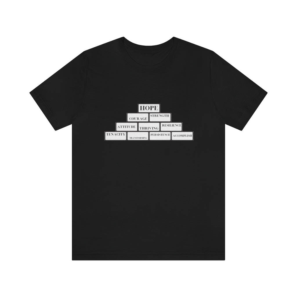 Empowerment Building Blocks. Unisex Jersey Short Sleeve Tee