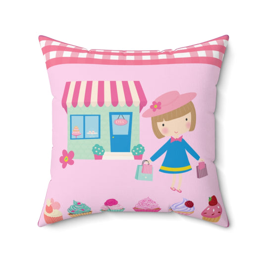 Cupcakes in Paris Cushion Cover