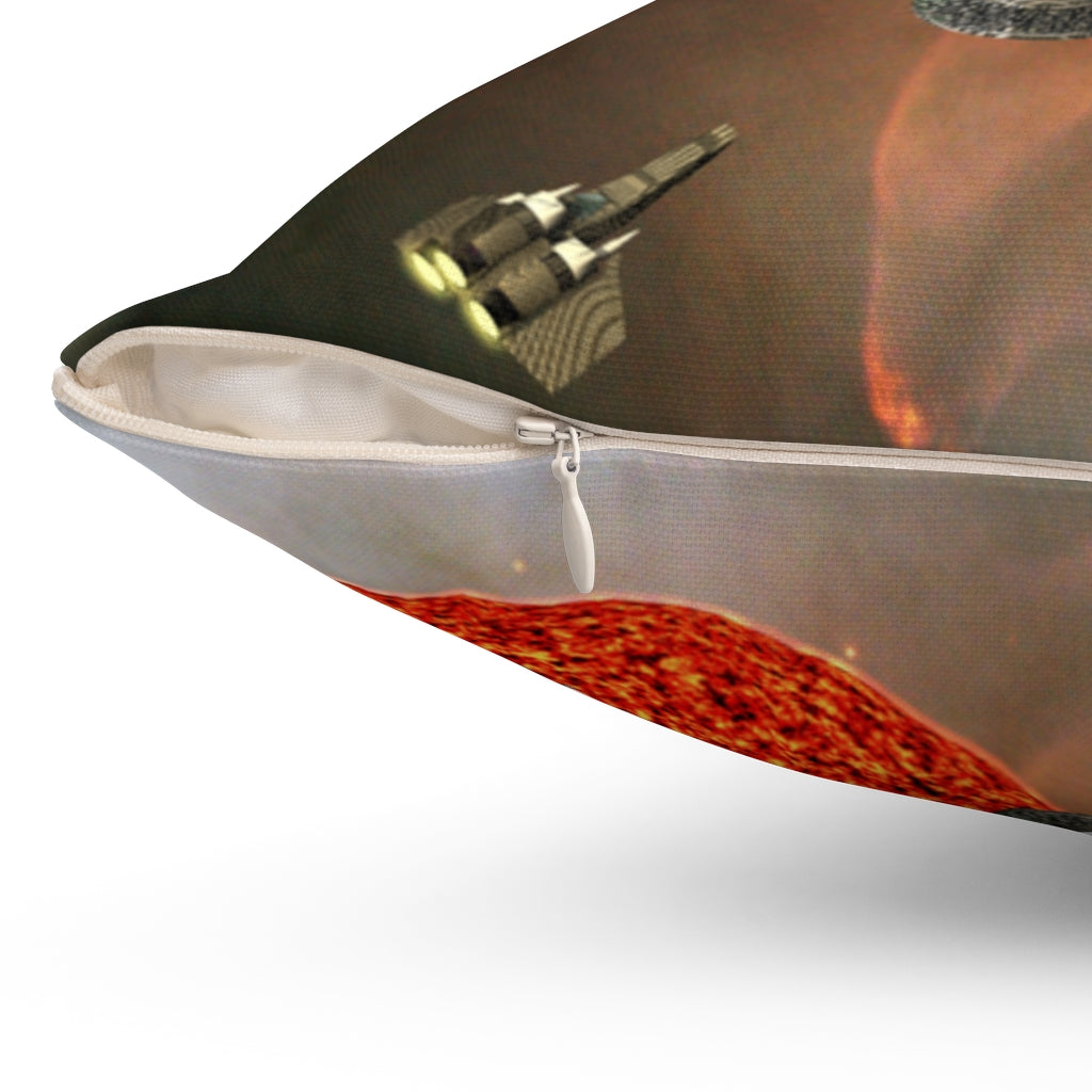 Ditmar 'Dick' Jenssen Binary Star Cushion Cover