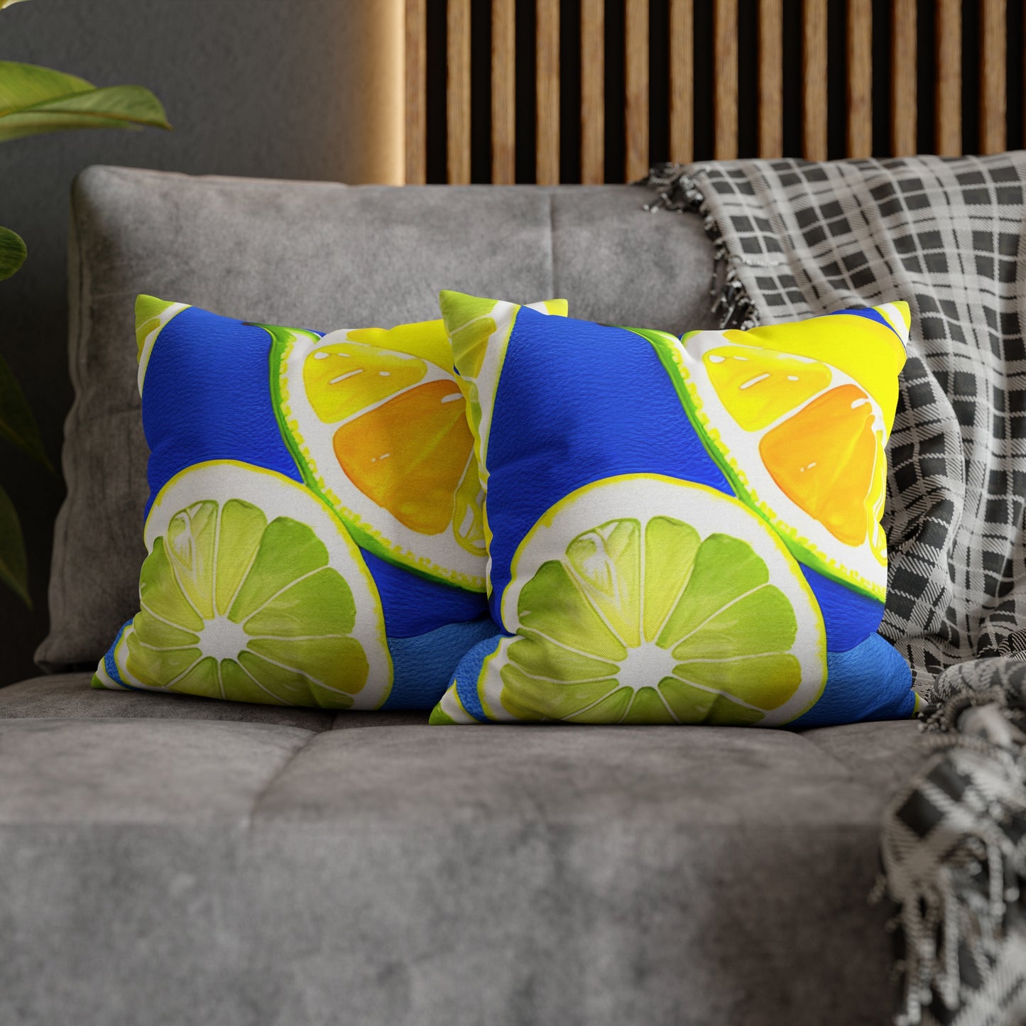 Blue and Yellow Lemons.