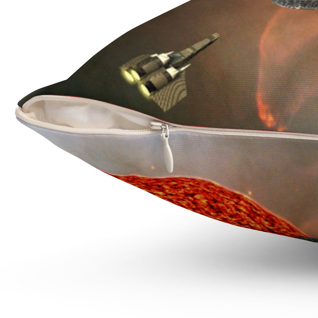 Ditmar 'Dick' Jenssen Binary Star Cushion Cover