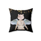 Angel Cat. Cushion Cover.