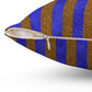 Blue and Gold Glitter.